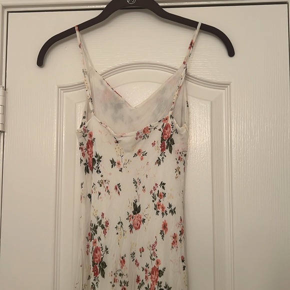 Reformation Germain Maxi Dress in Rose Floral with Spaghetti Straps Size XS - Picture 7 of 11